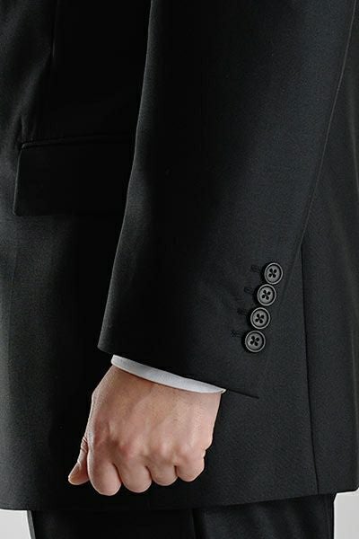 洗える 礼服 メンズ ダブル フォーマルスーツ 上下ウォッシャブル