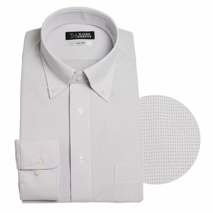 Ｉ：ボタンダウン/ライトパープル