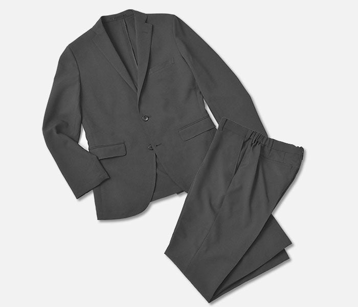 37%OFF】大きいサイズ セットアップ スーツ 360°伸縮 軽量 上下洗える
